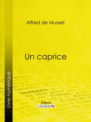 cover image of Un caprice